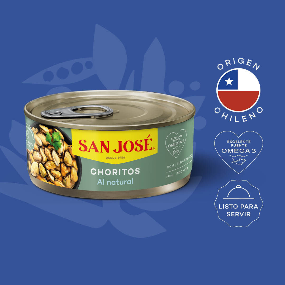 Choritos al Natural 190g San José