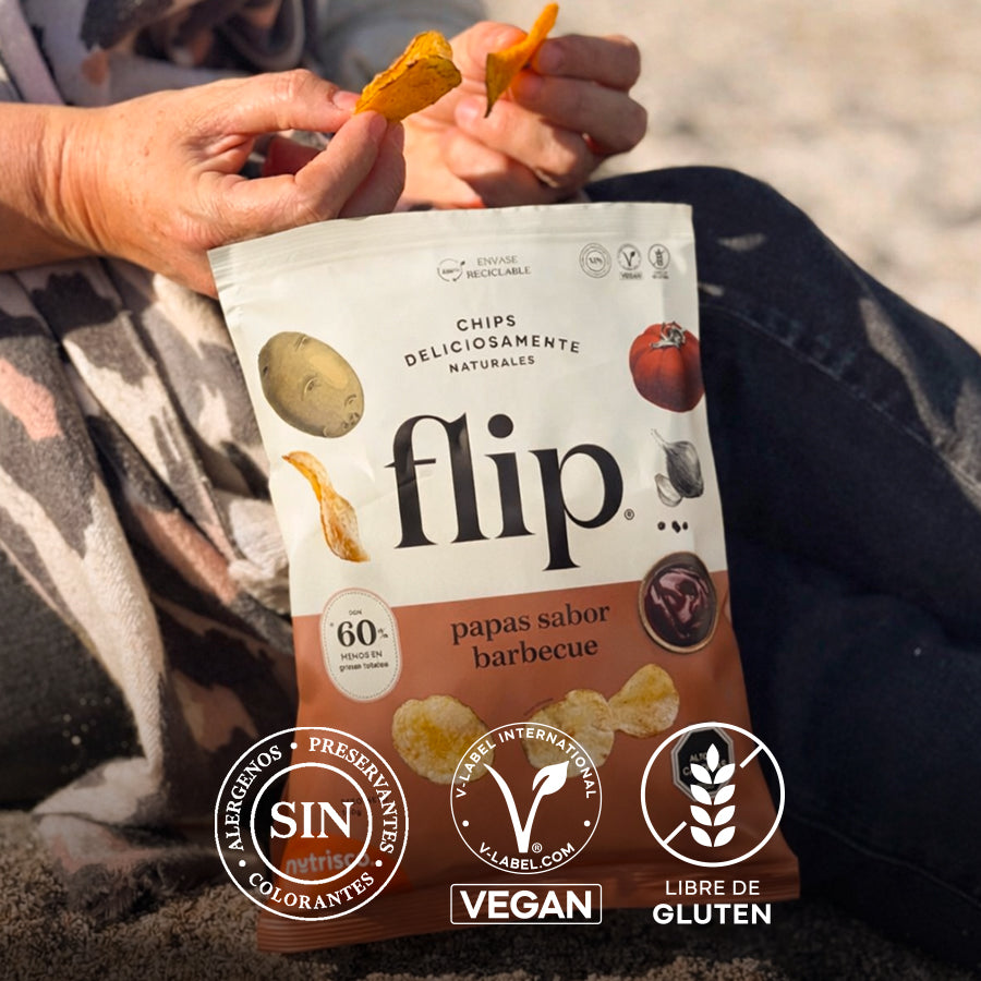 Chips de Papas Barbecue 140g Flip