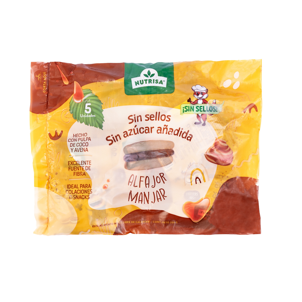 Alfajor de Manjar 200gr (5un)