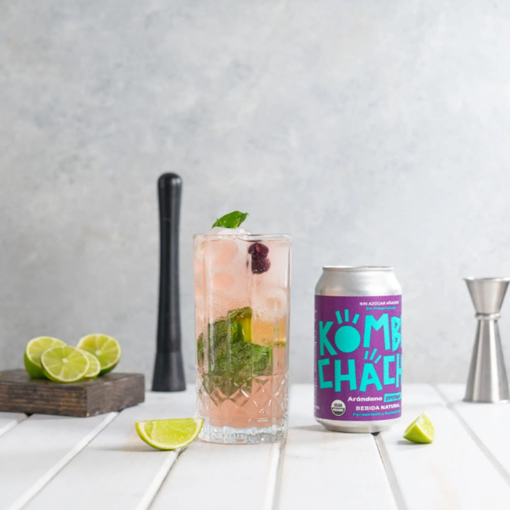 Arándano Cero 355ml Kombuchacha