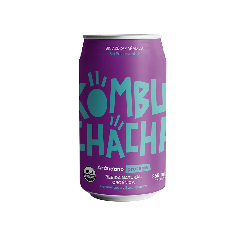 Arándano Cero 355ml Kombuchacha