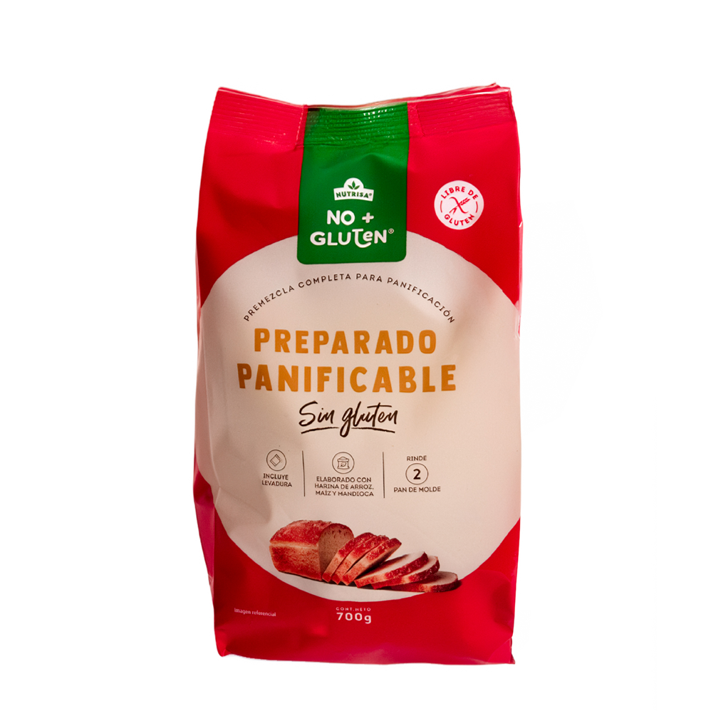Preparado panificable sin gluten 700gr