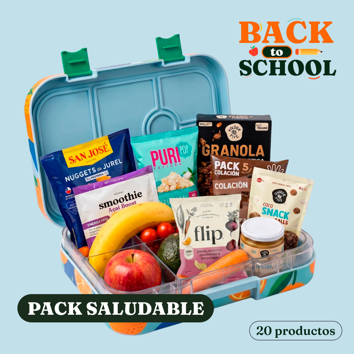 Pack Colaciones Saludable