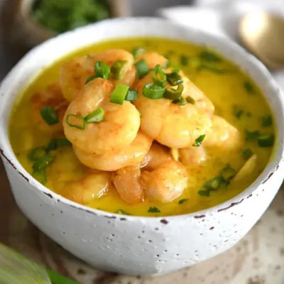Curry de camarones Fisherman