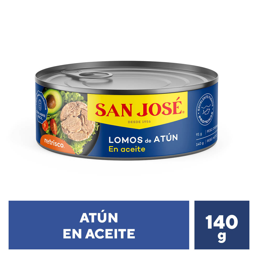 Lomos de Atún al Aceite 140g San José