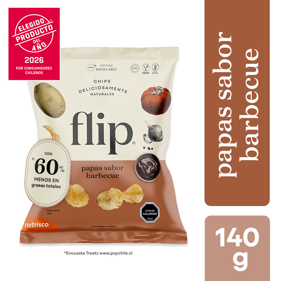 Chips de Papas Barbecue 140g Flip