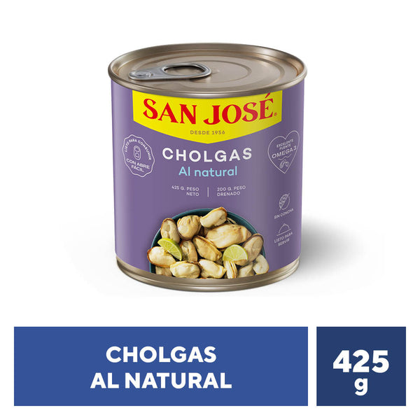 Cholgas al Natural 425g San José