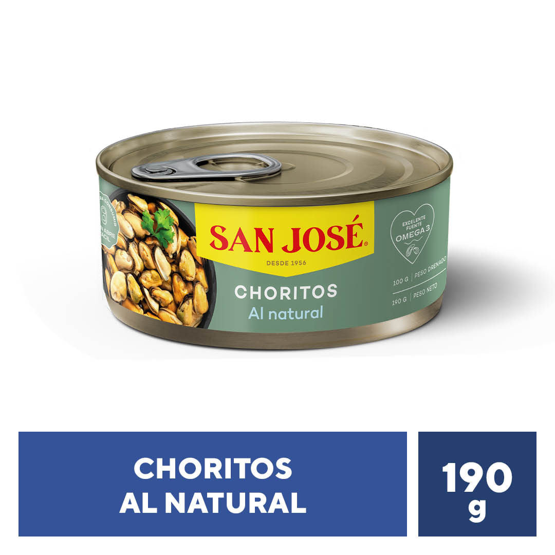 Choritos al Natural 190g San José