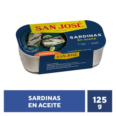 Sardinas en Aceite 125g San José