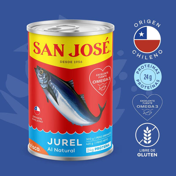 Jurel al Natural 425g San José