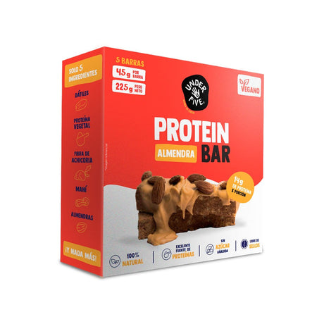 Barras Proteine Almendras 225g (5un) Under Five