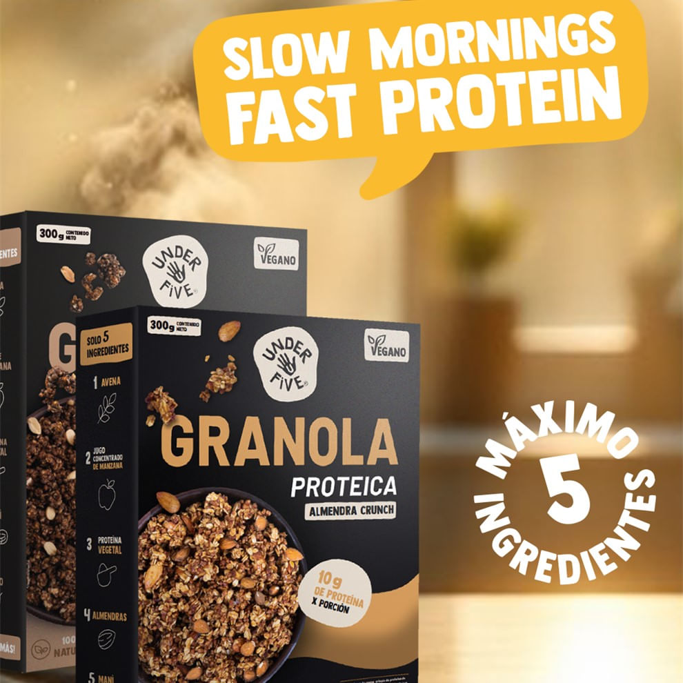 Granola Proteica de Almendras 300g Under Five
