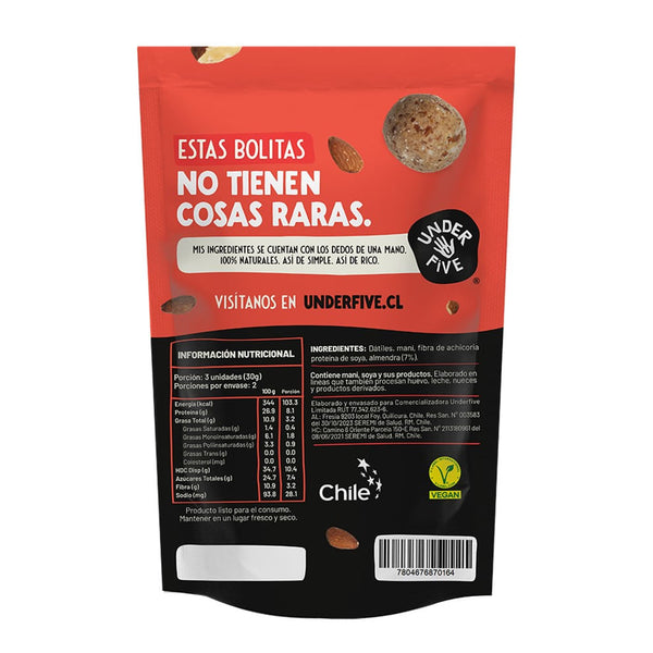 Balls Protein Almendras 60gr Under Five