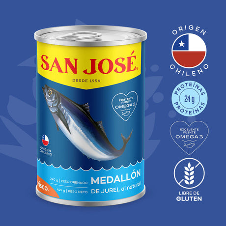Jurel Medallón al Natural 425g (D240)