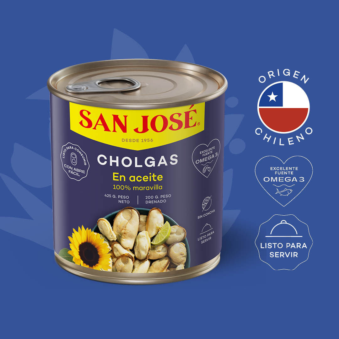 Cholgas en Aceite 425g San José