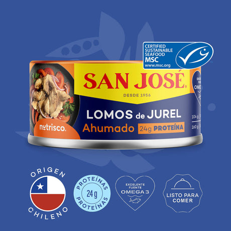 Lomos de Jurel Ahumado 160g San José
