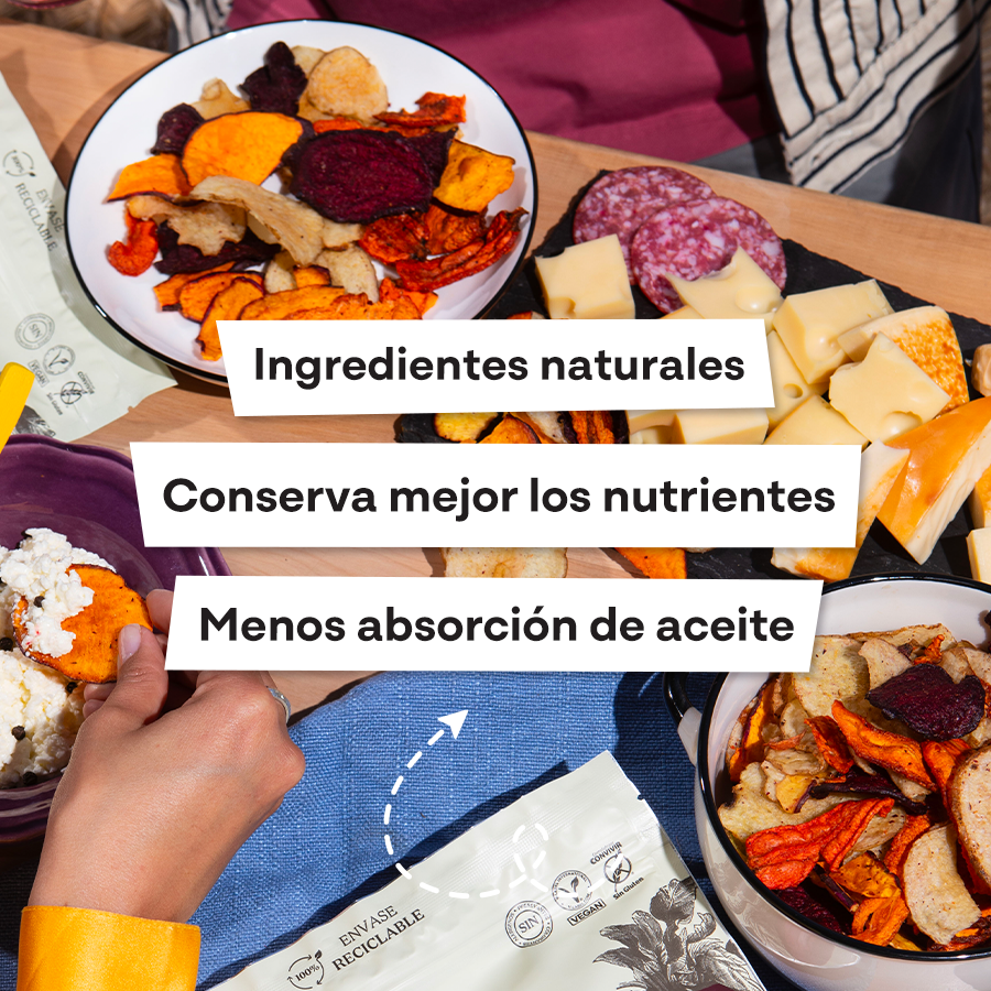 Chips de Papas, Camote, Zanahoria y Betarraga 140g Flip