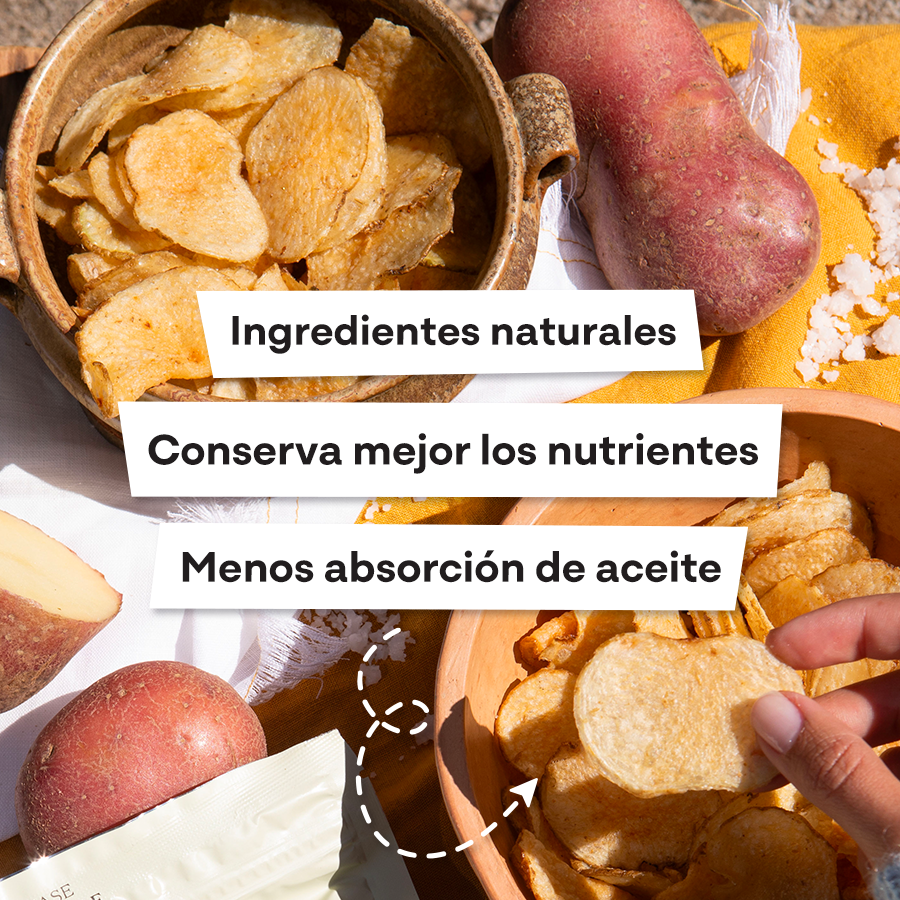 Chips de Papas con Sal de Mar 140g Flip
