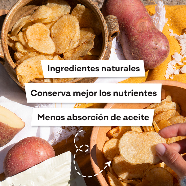 Chips de Papas con Sal de Mar 140g Flip