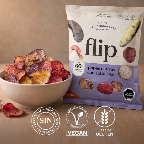 Chips Papas Nativas 140gr Flip