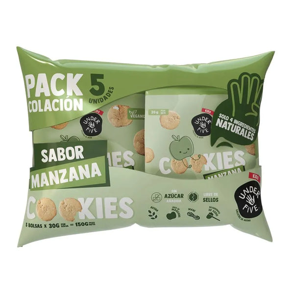 Pack Galletas Manzana 30 g (5un) Under Five