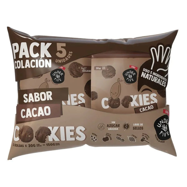 Pack Galletas Cacao 30 g (5un) Under Five