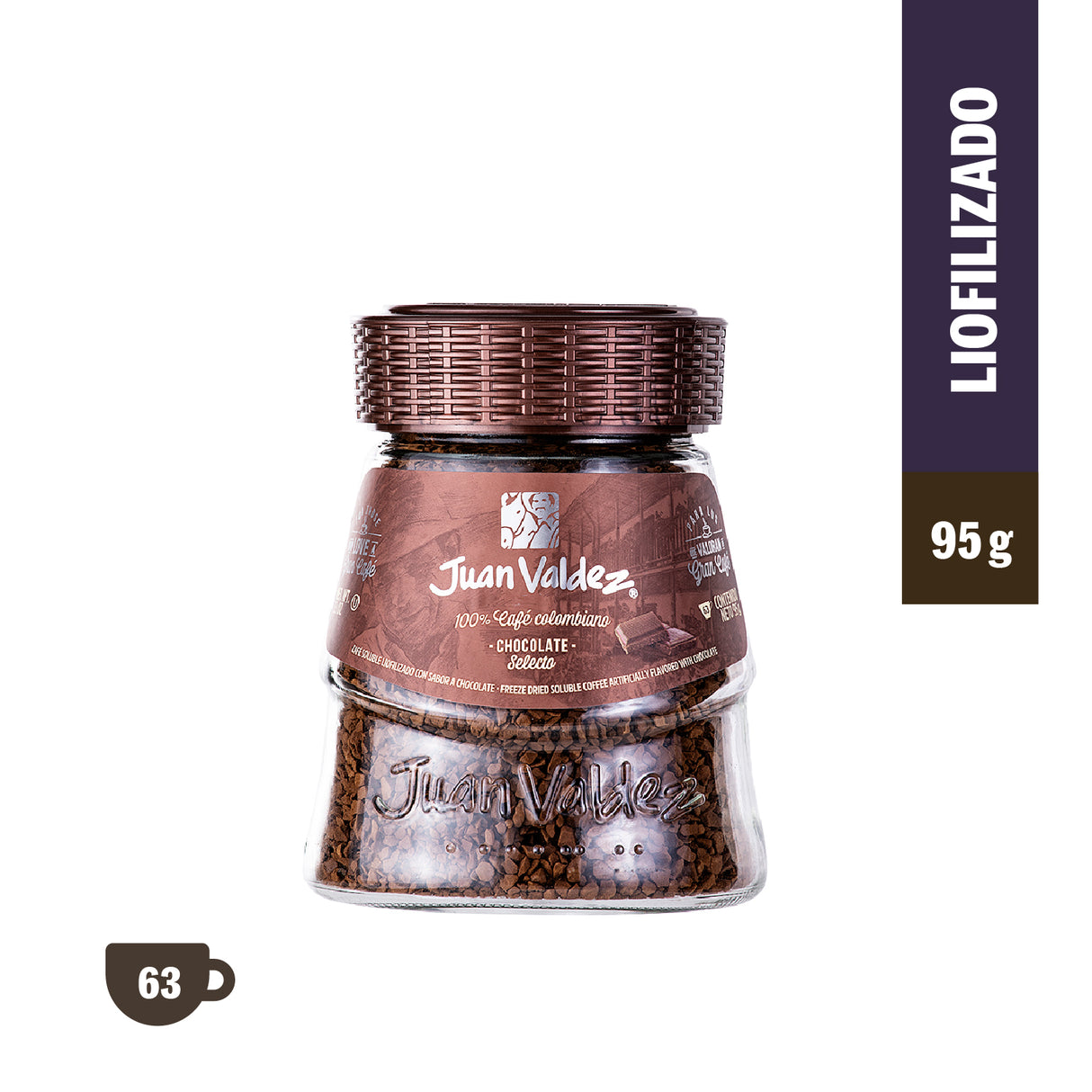 Café Liofilizado Chocolate 95gr Juan Valdez