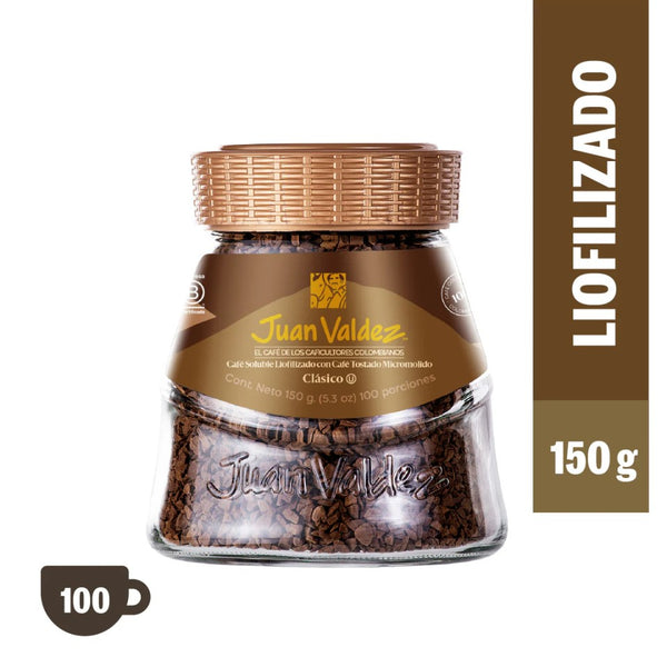 Café Liofilizado 150gr Juan Valdez