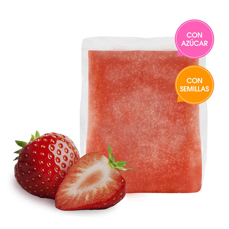 Puré de Frutillas c/Semillas c/Azúcar 1Kg Bou