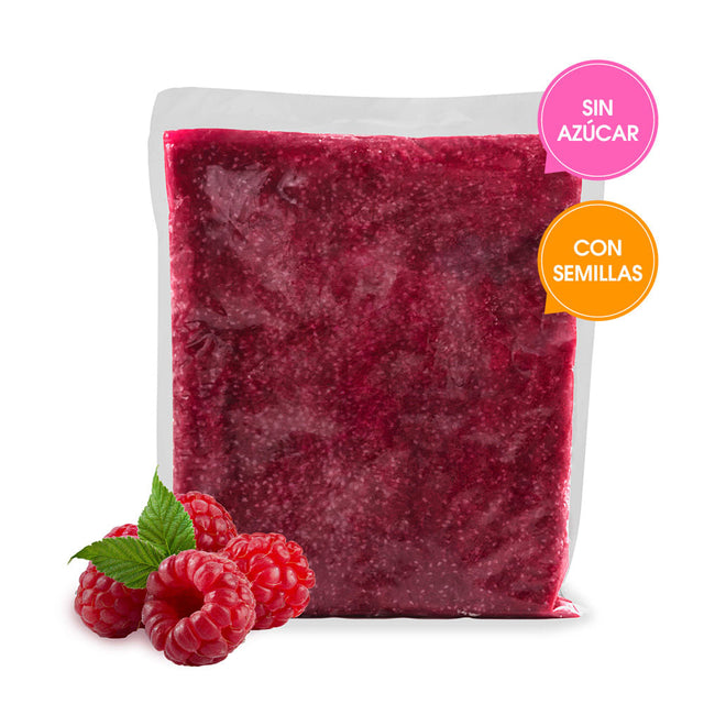 Puré de Frambuesas c/Semillas s/Azúcar 1Kg Bou