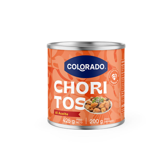 Choritos en Aceite 425g Colorado
