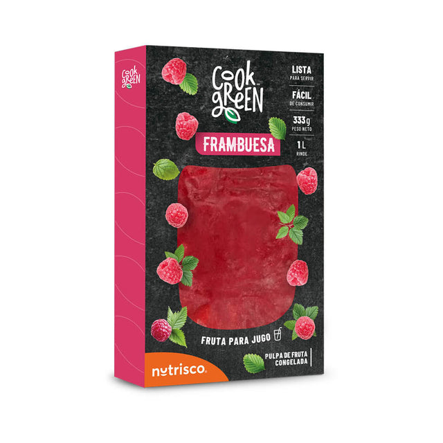 Fruta Congelada de Frambuesa 333gr Cook Green