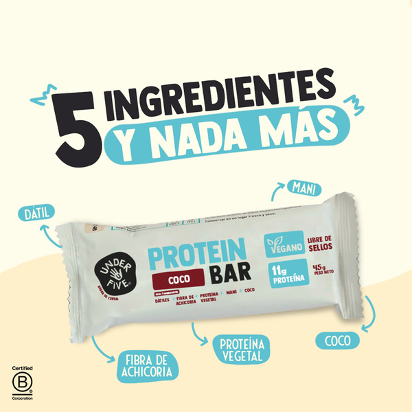 Barras Protein Coco 225g (5un)