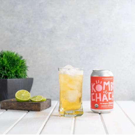 Frambuesa Jengibre Limón 355ml Kombuchacha