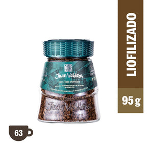 Café Liofilizado Descafeinado 95gr Juan Valdez
