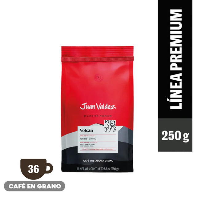 Café Volcán Grano 250gr Juan Valdez