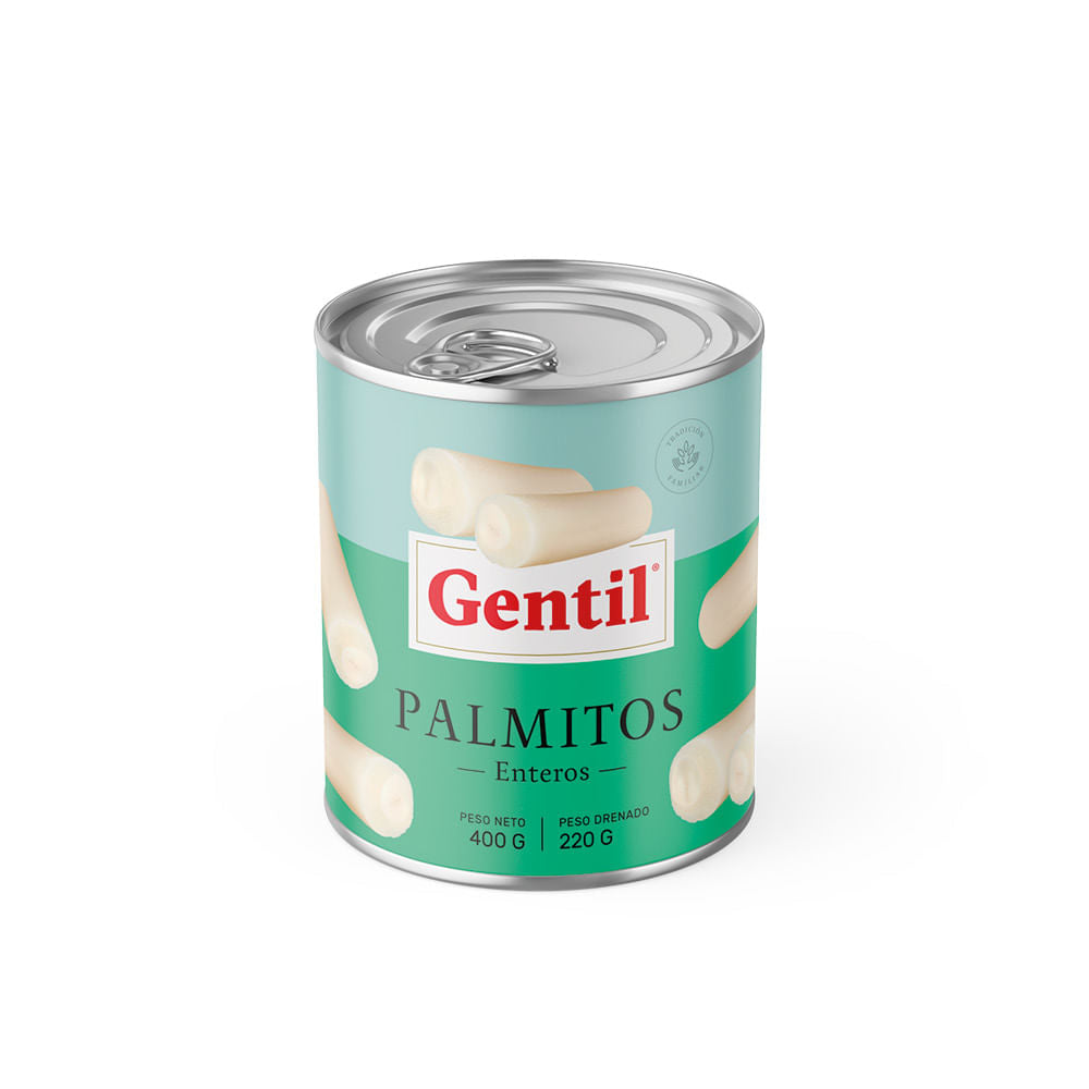 Palmitos Enteros 400g Gentil