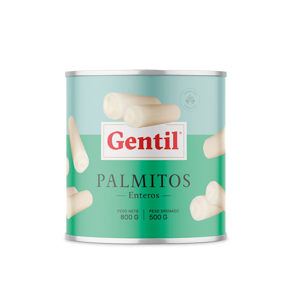 Palmitos Enteros 800g Gentil
