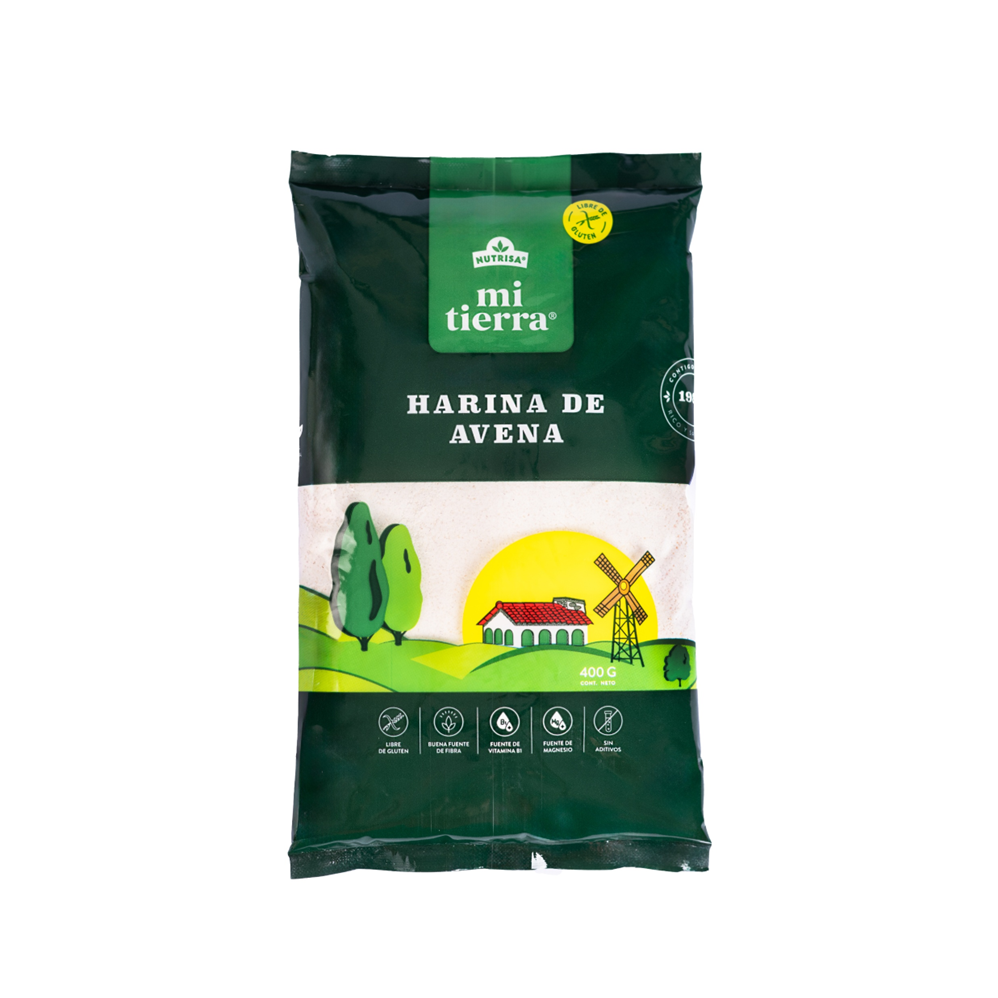 Harina de avena sin gluten 400gr