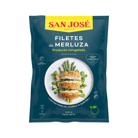 Filetes de Merluza Congelados 500g San José