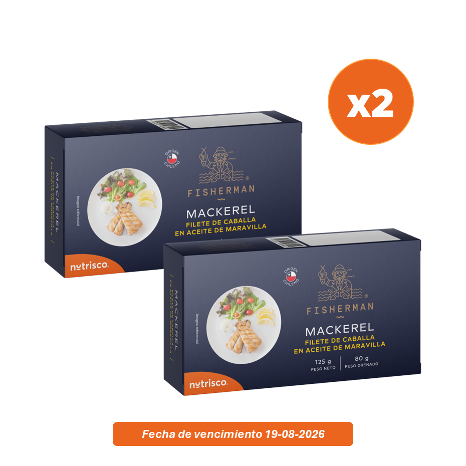 Pack Filete de Caballa en Aceite de Maravilla 125g