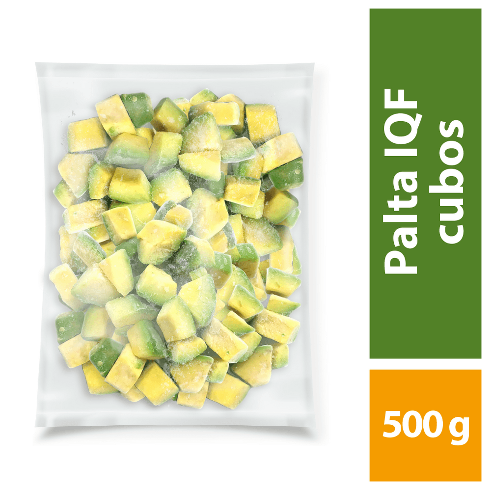 Palta Congelada Hass Natural en Cubos 500g Cook Green