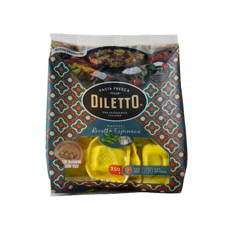 Ravioli Ricotta Espinaca 250gr Diletto