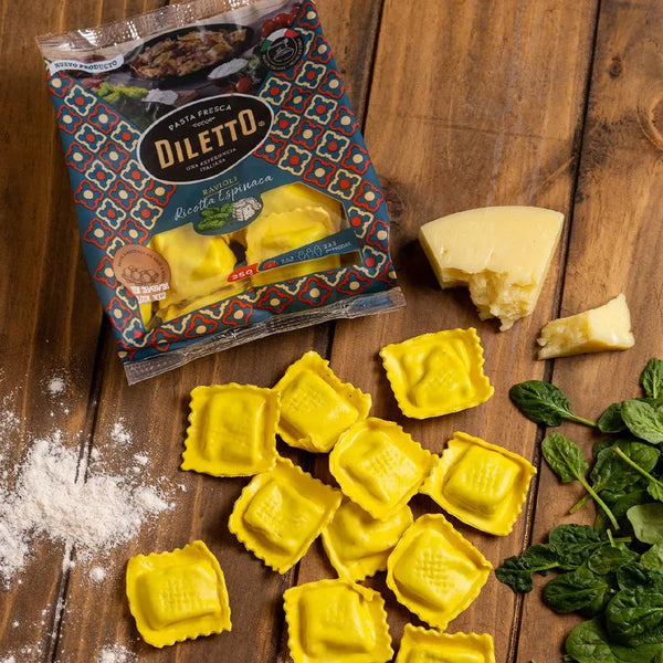 Ravioli Ricotta Espinaca 250gr Diletto