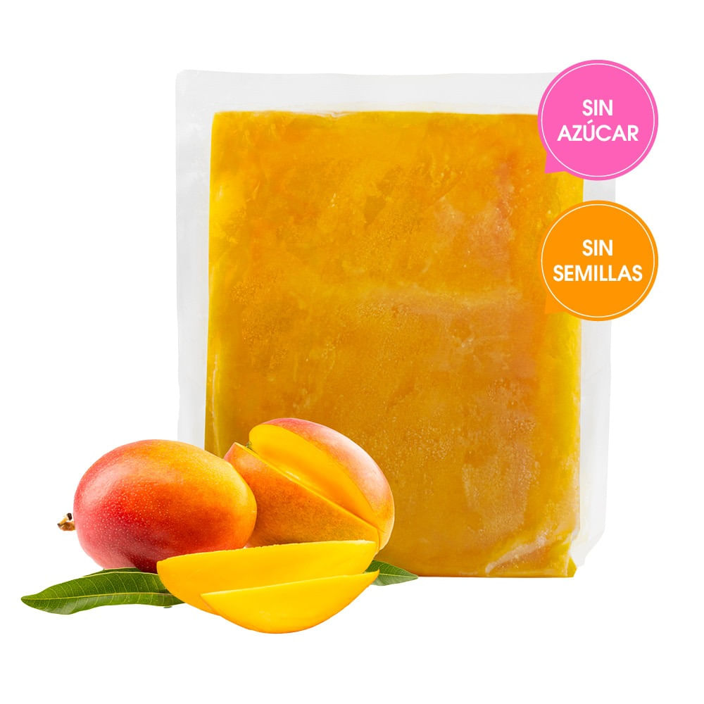 Puré de Mango s/Azúcar 1Kg Bou