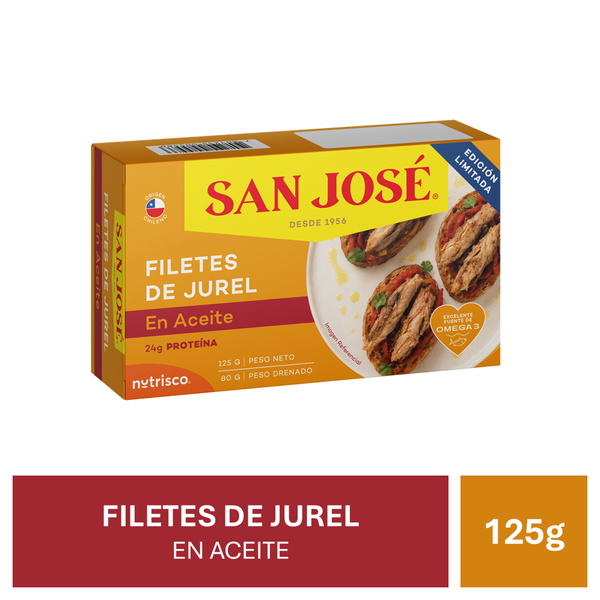 Filete de Jurel en Aceite 125g San José
