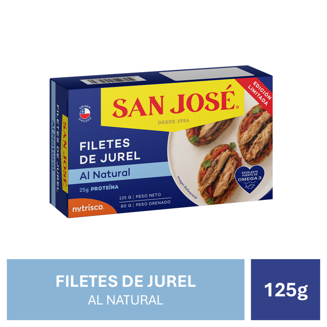 Filete de Jurel al Natural 125g San José