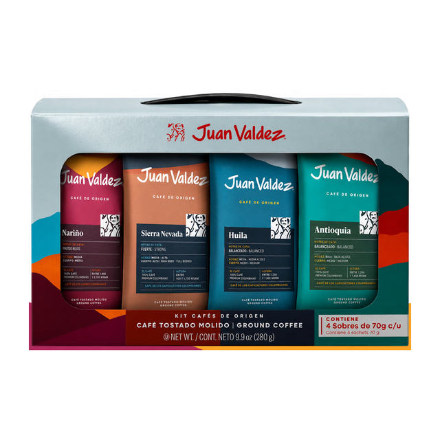 Kit Café Origen (4 variedades) Juan Valdez