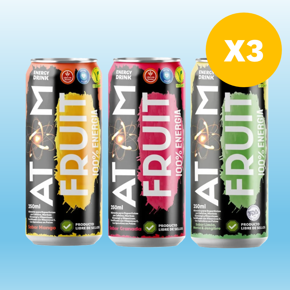 Pack Bebida Energética 250ml (3 variedades)