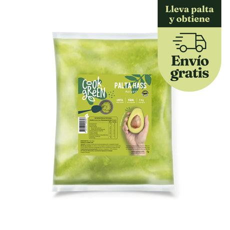 Palta Hass Congelada 1kg Cook Green